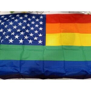 Pride Flag 3 Foot By 5 Foot NWOT Rainbow Stripe Multicolor Lgtbq